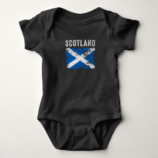 Body Para Bebê Scotland Flag Distress - Scottish Flag