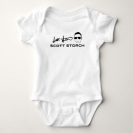 Body Para Bebê Scott Storch White Baby One Piece Baby Bodyfato