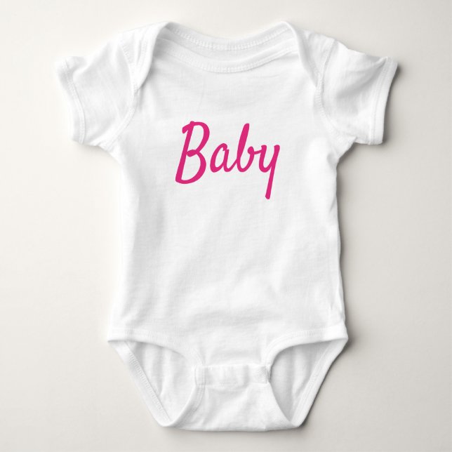 Body Para Bebê Script Bebê (Frente)