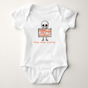 Body Para Bebê Seios No Café da Manhã Adorável Bebê Recém-Nascido