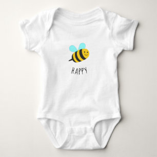 Body Para Bebê Seja feliz