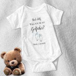 Body Para Bebê Seja Meu Padrinho De Bebê