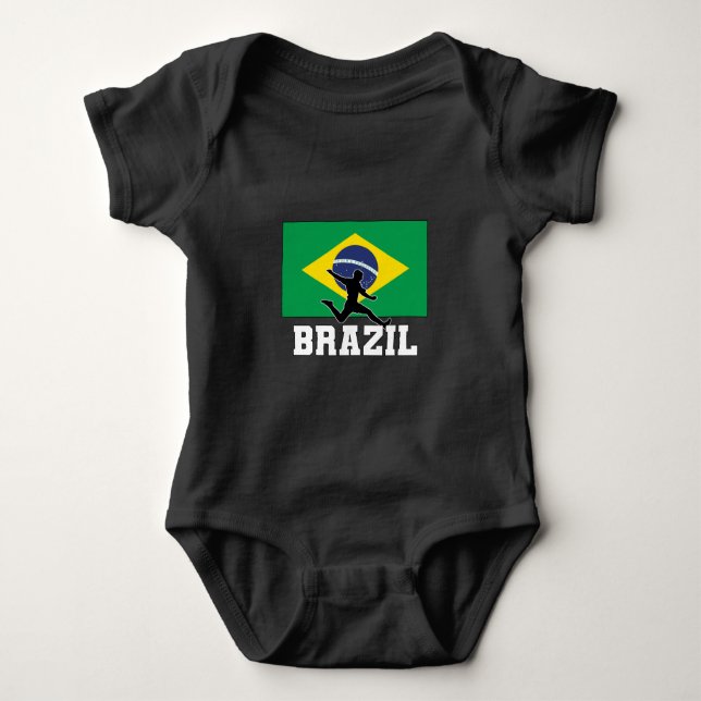Body Para Bebê Seleção Brasileira de Futebol (Frente)