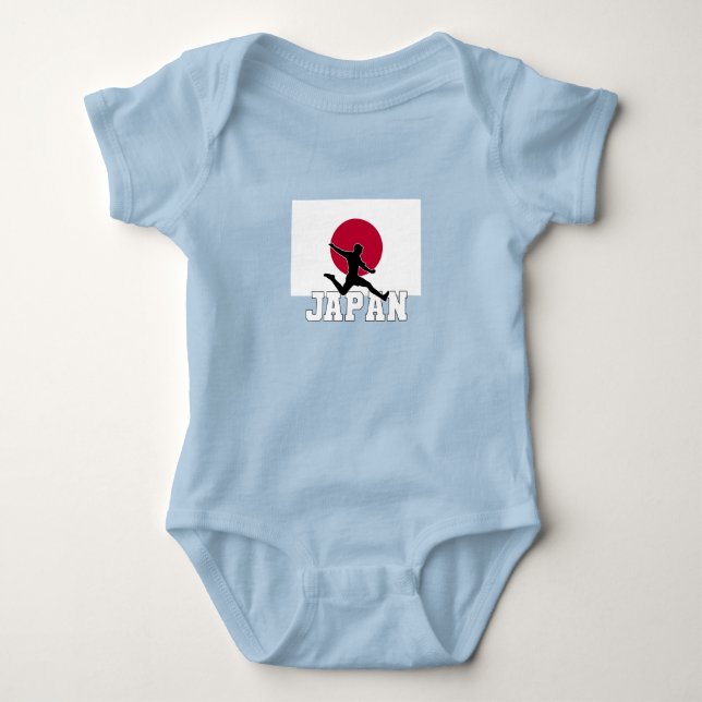 Body Para Bebê Seleção Japonesa De Futebol (Frente)