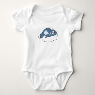 Body Para Bebê Selo em dormir na nuvem