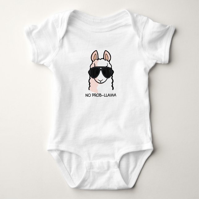 Body Para Bebê Sem Prob-Lama (Frente)