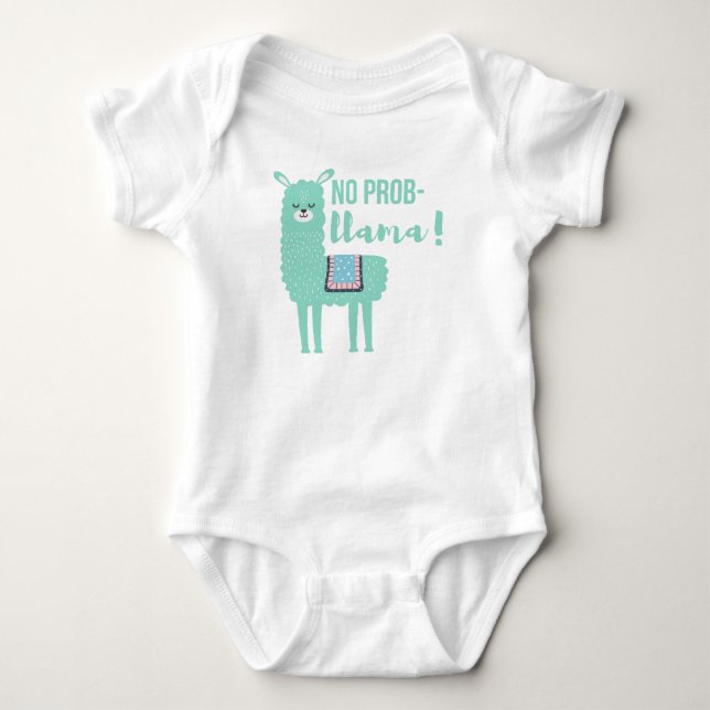Body Para Bebê Sem prob-llama (Frente)
