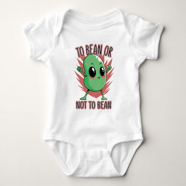 Body Para Bebê Ser feijão ou não ser feijão (Frente)