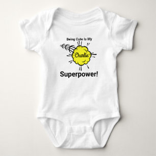 Body Para Bebê Ser Fofo é Meu Superpoder!