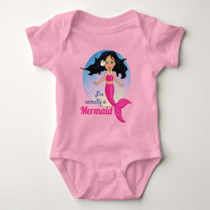 Body Para Bebê Sereia Mágica Abaixo do Mar Aniversário