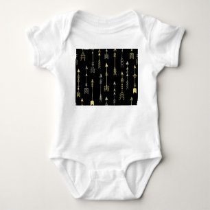Body Para Bebê Seta Étnica: Design de padrão sem costura