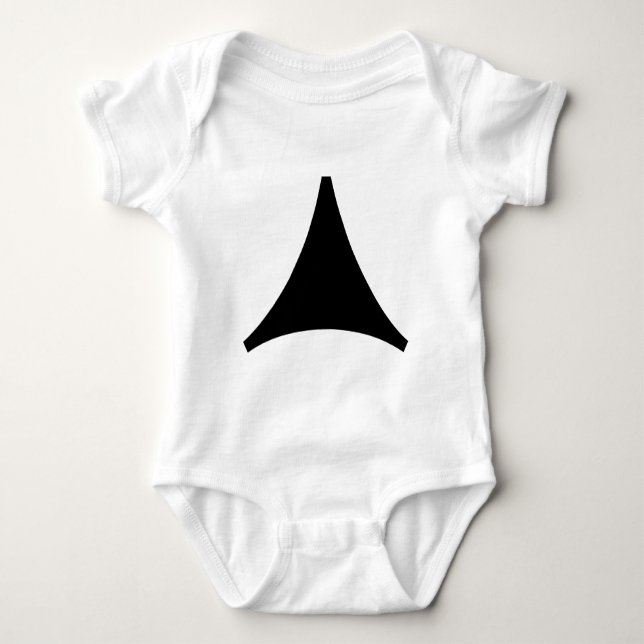Body Para Bebê Seta Triangular (Frente)