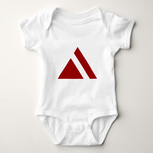 Body Para Bebê Seta Triangular 03 (Frente)