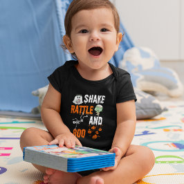 Body Para Bebê Shake, Rattle, Boo Skeleton Zombie Diversão Hallow