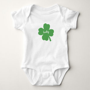 Body Para Bebê Shamrock Irish Painting Silhouette Kids T Shirt