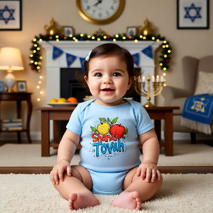 Body Para Bebê 🍎 Shanah Tovah