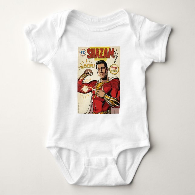 Body Para Bebê SHAZAM! Fury of the Gods | Cobrir SHAZAMily Comic (Frente)