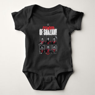 Body Para Bebê SHAZAM! Fury of the Gods   Poder do grupo SHAZAM