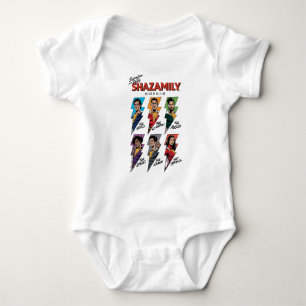 Body Para Bebê SHAZAM! Fury of the Gods   SHAZAMily Comic Bolts
