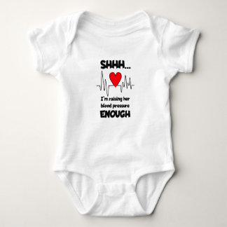 Body Para Bebê “Shhh… I’m Raising Her Blood Pressure Enough” Baby