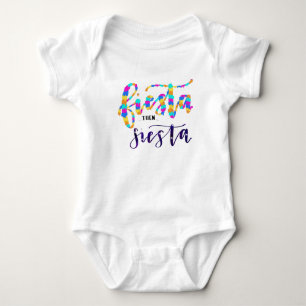 Body Para Bebê Siesta da festa então - Bodysuit do bebê da