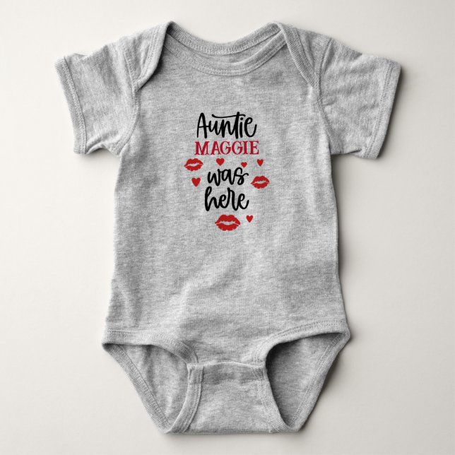 Body Para Bebê Signature Auntie Love e Kisses Baby Bodycase (Frente)