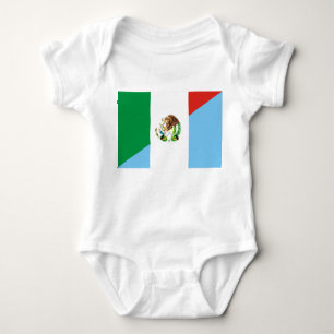 Body Para Bebê símbolo do país da bandeira de México guatemala