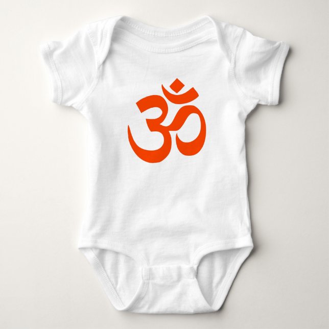 Body Para Bebê Símbolo Om Indiano (Frente)