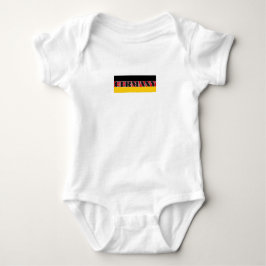 Body Para Bebê Simples bandeira alemã da Alemanha Moderna Souveni