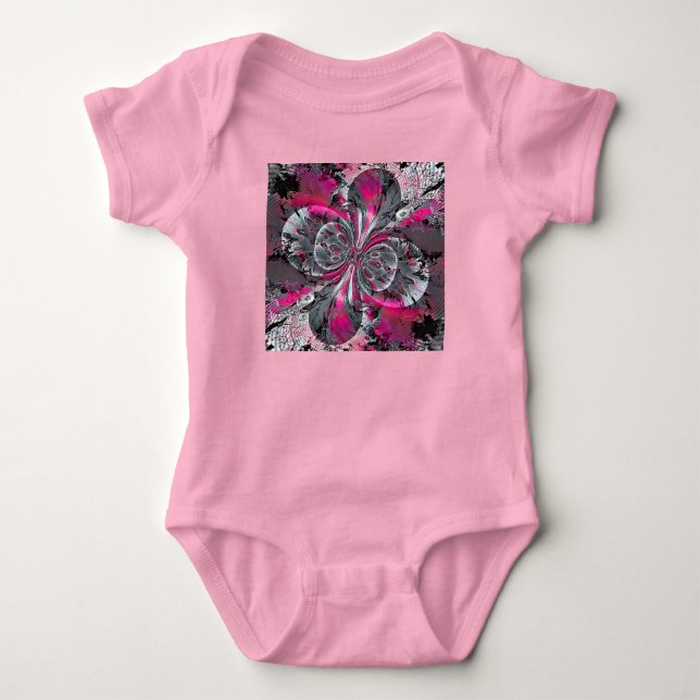 Body Para Bebê Sinais mistos Bebê Roupa (Frente)