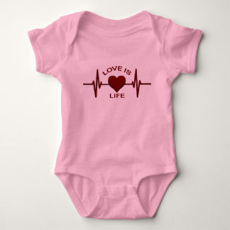 Body Para Bebê Sinal de amor