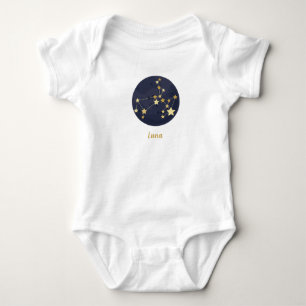 Body Para Bebê Sinal de estrela Sagitário Zodíaco