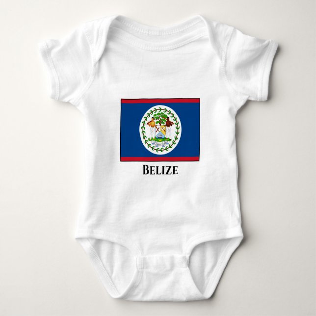 Body Para Bebê Sinalizador Belize (Frente)