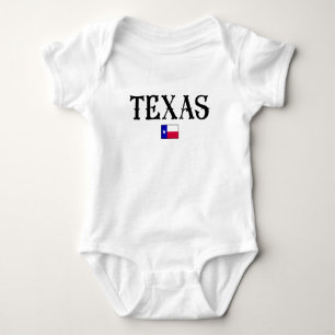 Body Para Bebê Sinalizador de Mapa Estatal do Texas EUA