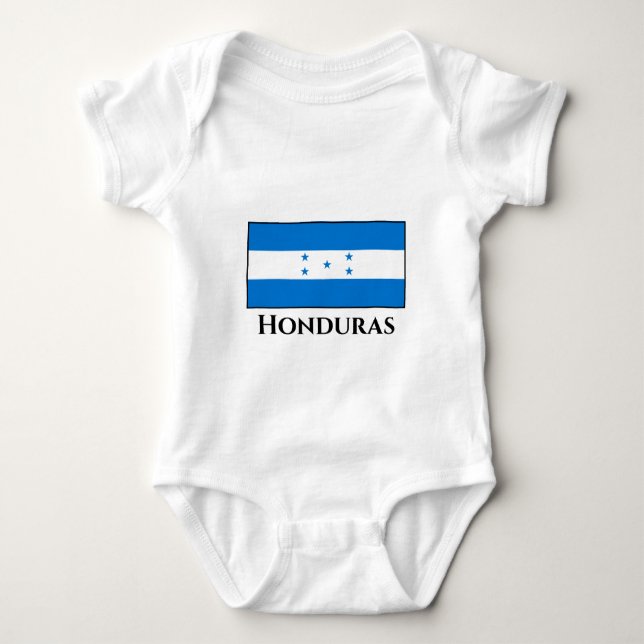 Body Para Bebê Sinalizador Honduras (Frente)