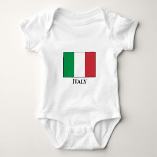 Body Para Bebê Sinalizador Itália (Italiano)