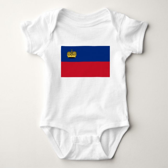 Body Para Bebê Sinalizador Liechtenstein (Frente)