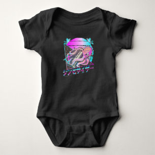 Body Para Bebê Sintetizador Octopus Vaporwave Kraken Synalog