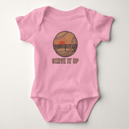 Body Para Bebê Sirva com Estilo Ténis Retro 