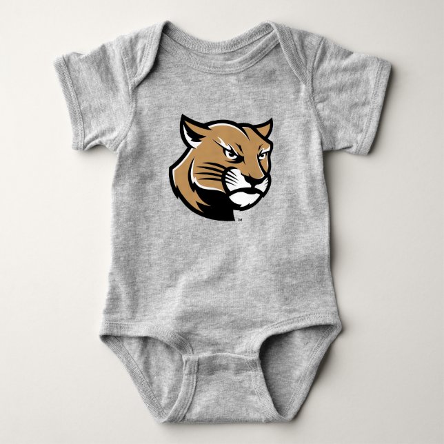 Body Para Bebê SIUE Cougars (Frente)