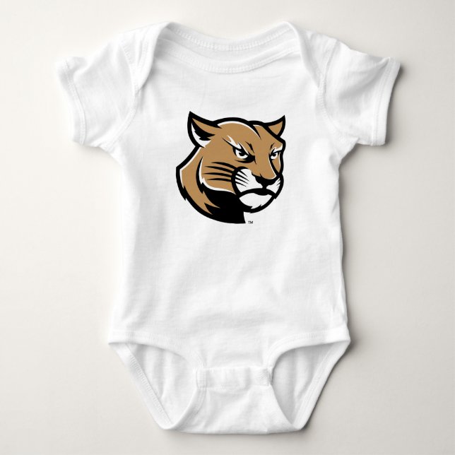 Body Para Bebê SIUE Cougars (Frente)