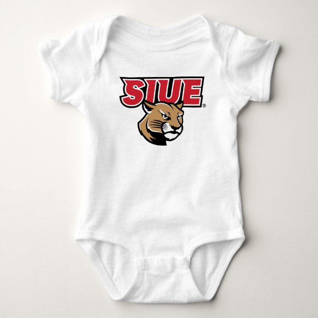 Body Para Bebê SIUE Cougars (Frente)