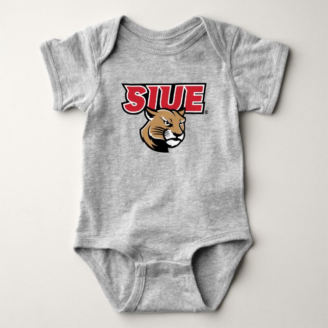 Body Para Bebê SIUE Cougars (Frente)