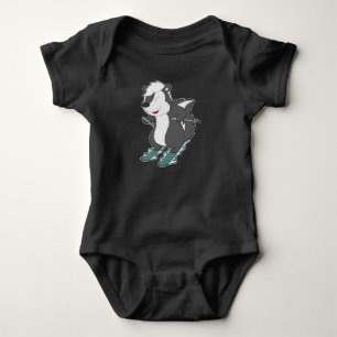 Body Para Bebê Skunk Skier Ski