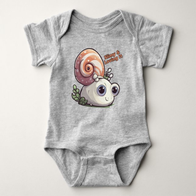 Body Para Bebê Slimy e Adorando (Frente)