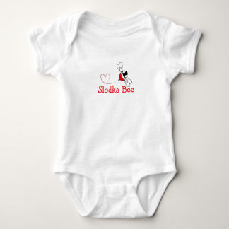 Body Para Bebê Słodka Bee Baby Bodysuit