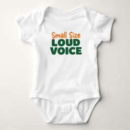 Body Para Bebê Small Size Loud Voice