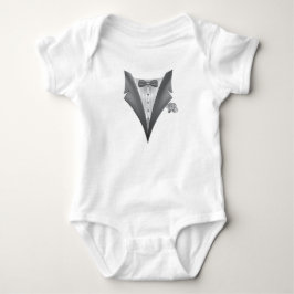 Body Para Bebê Smoking de Novidade Impressão Tux