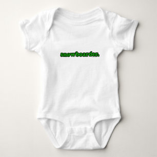 Body Para Bebê snowboarder
