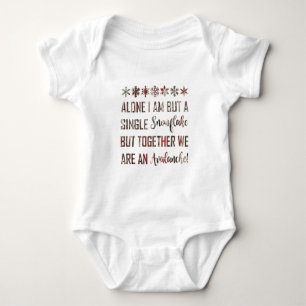 BODY PARA BEBÊ SNOWFLAKE ORDE